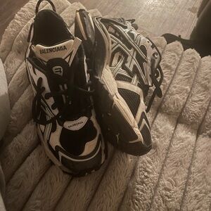 Balenciaga Monochrome Athletic Sneakers